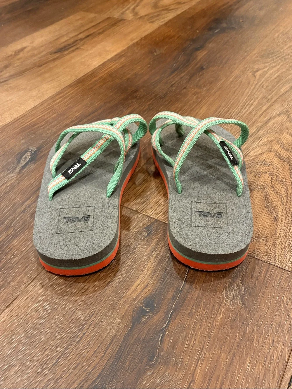Teva Blue Strap Sandals Shoes Flip Flops Outdoor Play 12 Girl